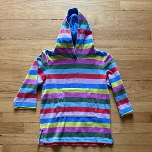 Mini Boden Multicolor Striped Hoodie